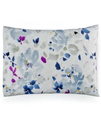 CALVIN KLEIN ACUARELA PEONÍAS FLOR DE MAÍZ 1 FARSA VIOLETAS AZUL PÚRPURA ACUMULADO Foto 1 de 4