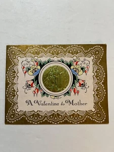 Vintage 30er Jahre Valentinstag Grußkarte tolle Grafik von Stanley - Bild 1 von 4
