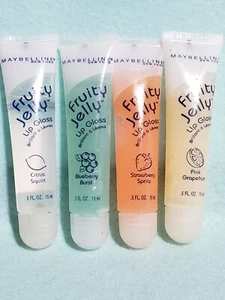 X4 im Set -- Maybelline Fruity Jelly Lipgloss gemischt 0,5 Ox Neu ohne Verpackung - Bild 1 von 2