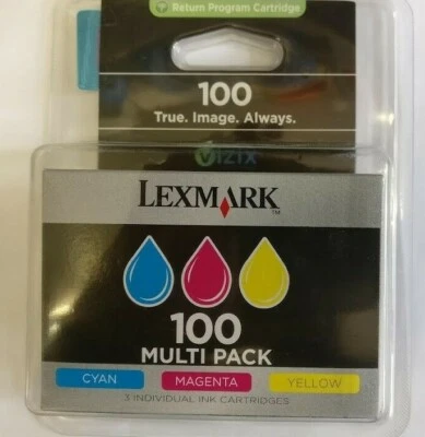 LEXMARK 100 MULTIPACK Original (Cyan,Magenta,Yellow) - Image 1 of 3
