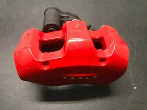 OEM Tesla Model Y BREMBO 17-20 Left Rear Performance Red Brake Caliper Only - Picture 1 of 3