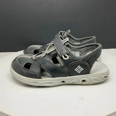 Columbia Techsun Wave Sport Sandals Boys Youth 3 Gray Trail Water Shoes BY2082 - Image 1 of 4