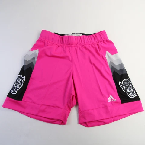 NC State Wolfpack adidas Game Shorts Women's Hot Pink New Cover