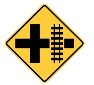 Calcomanía adhesiva de tren ferroviario de advertencia anticipada R7314 - Imagen 1 de 1