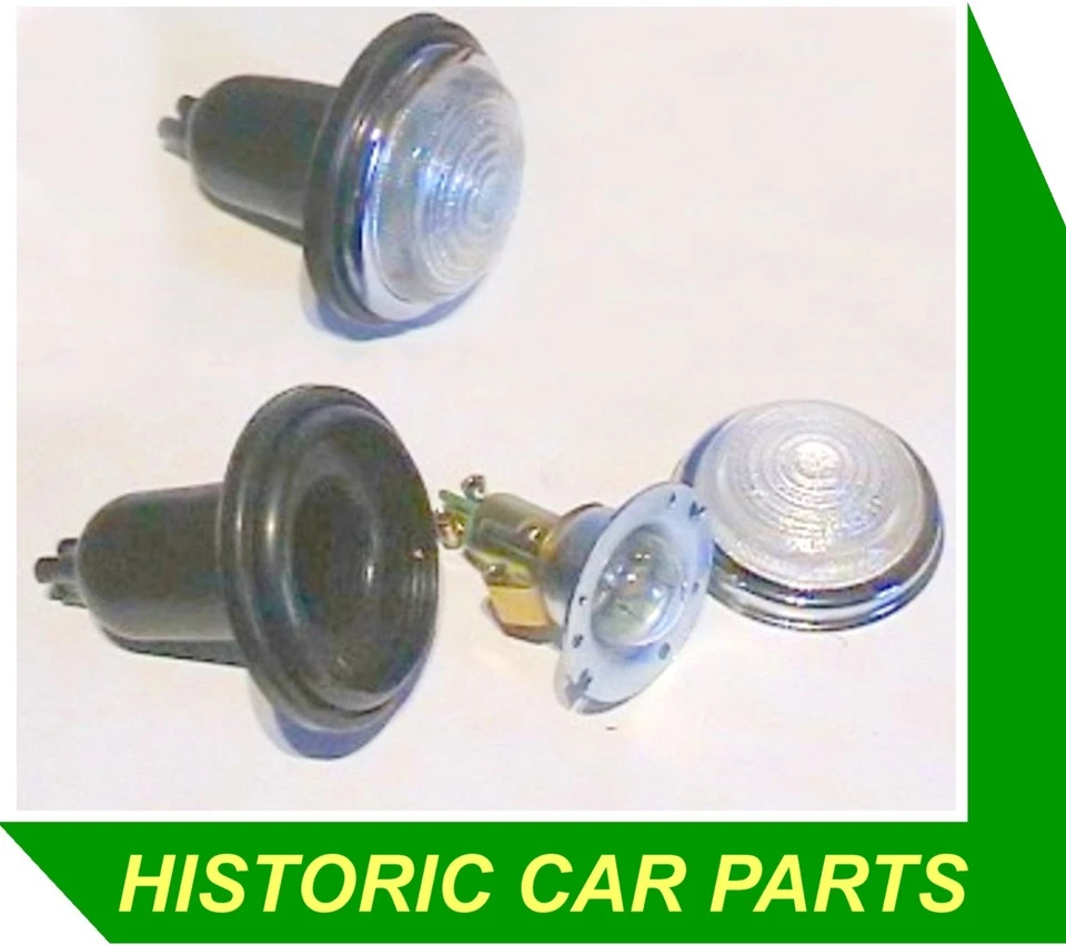 Standard Vanguard Junior 1953-57 - 2 Clear SIDE & OR INDICATOR LAMP ASSY'S — 第 1/1 张图片