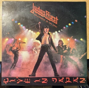 JUDAS PRIEST * UNLEASHED IN THE EAST * ORIGINAL LP (1979) CBS 83852 PLAYS GREAT - Picture 1 of 4