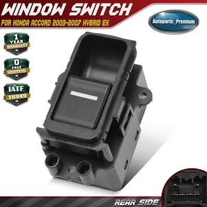 Interruptor de ventana eléctrica lateral izquierdo o derecho trasero para Honda Accord 2003-2007 Hybrid EX - Imagen 1 de 9