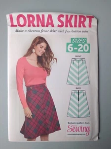LADIES "LORNA" SKIRT SEWING PATTERN -Sizes 6-20 - LOVE SEWING - Picture 1 of 2