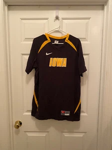 Iowa Hawkeyes Women's Basketball Game Worn Nike Shooting Shirt Jersey Large - Picture 1 of 2