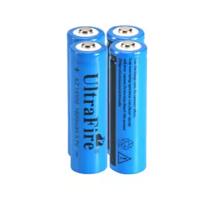 4pcs 14500 Battery 3.7V UltraFire 1800mAH Li-ion Rechargeable Batteries Cell - Picture 1 of 6