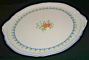 Villeroy & Boch Romantica Kuchenteller mit Griffen mehrfarbig Made in Luxembourg - Bild 1 von 5