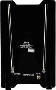 RCA - Amplified Indoor HDTV Antenna - Black - Bild 1 von 3