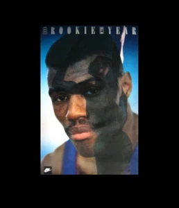 David Robinson 1990 Rookie of Year Poster 24”x36” NBA Spurs- Nike Factory Sealed - Picture 1 of 5