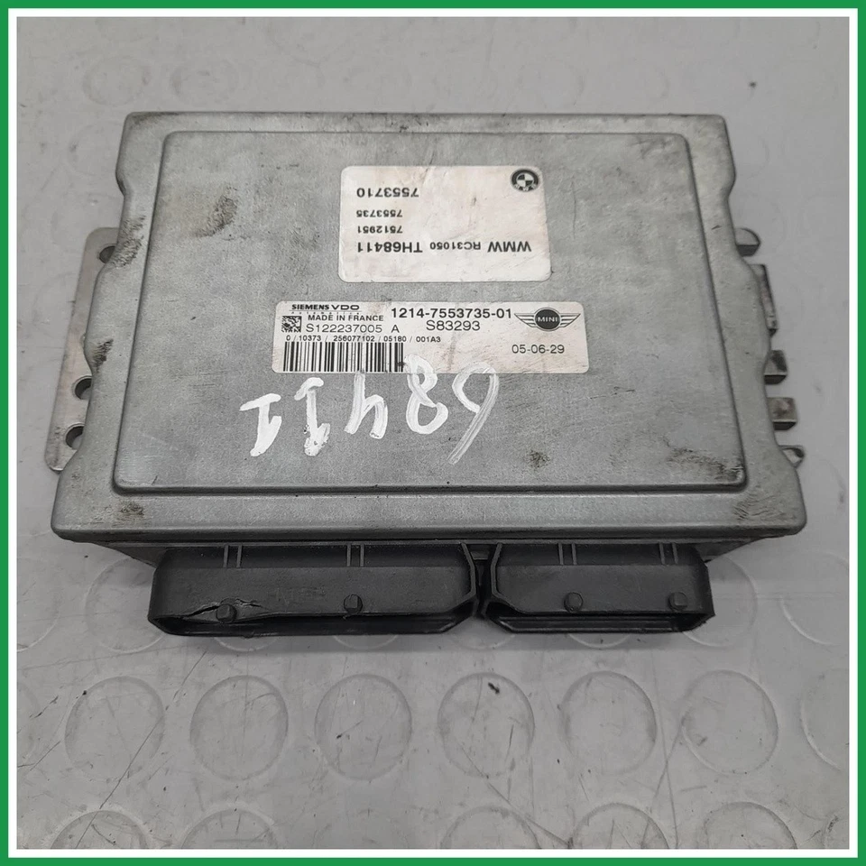 Centralina Iniezione Siemens S1022237005 Mini Mini Cooper R50 1214-75583735-01 2 - Immagine 1 di 4