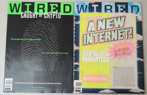 Wired Magazine Lot of 2 Issues 2022 May June Technology Crypto Internet Sci-Fi - Picture 1 of 11