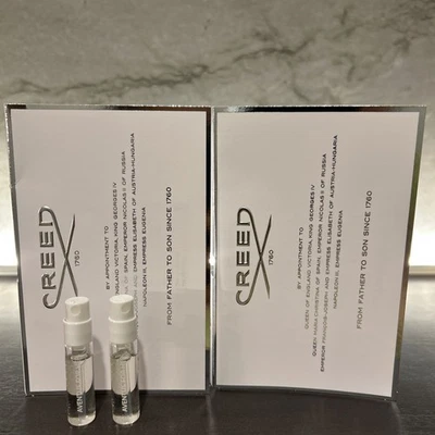 2x Creed 1760 Echantillon Aventus Her Eau De Parfum Eau De Parfum frasco spray feminino 2,5 ml - Imagem 1 de 4