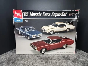 Vintage ERTL 1/25 AMT 1969 Muscle Cars Super Set Model #30079 INCOMPLETE - Picture 1 of 10