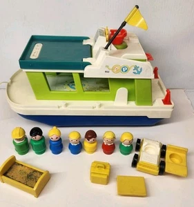 Vintage Fisher Price Little People Play Cruise Boat 985 - Bild 1 von 6
