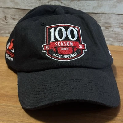 SDSU San Diego State Aztecs 100th Season Hat 2022 Snapdragon Stadium Strapback - Image 1 of 4