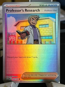 Pokemon Professor's Research 122/131 Common Holofoil Prismatic Evolutions NM - Bild 1 von 2