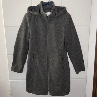 Chaqueta Turo By Vince Camino con Capucha Cremallera Completa para Mujer Talla Mediana Hasta la Rodilla Foto 1 de 4