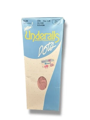 Vintage Underalls Pantyhose And Panties All In One Blush AB Pin Dot H25-0288 HTF - Image 1 of 4