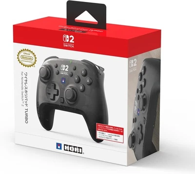 Pre Nov Mist Black Wireless Horipad TURBO Controller for Nintendo Switch 2 - Image 1 of 4