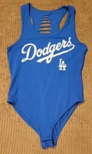 Womens Los Angeles Dodgers Body Suit Blue XL Stretch Tank See Measurements MLB - Picture 1 of 6