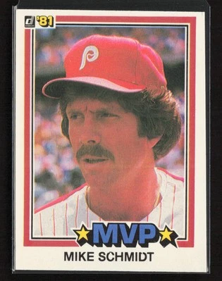 1981 Donruss #590 Mike Schmidt Philadelphia Phillies - Image 1 of 2