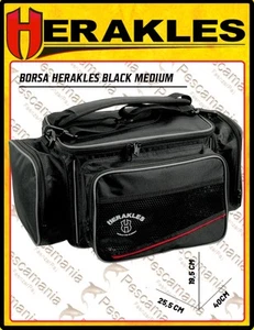 Tasche Spinnfischen Herakles Schwarz Medium 25,5x40x19,5cm - Bild 1 von 2