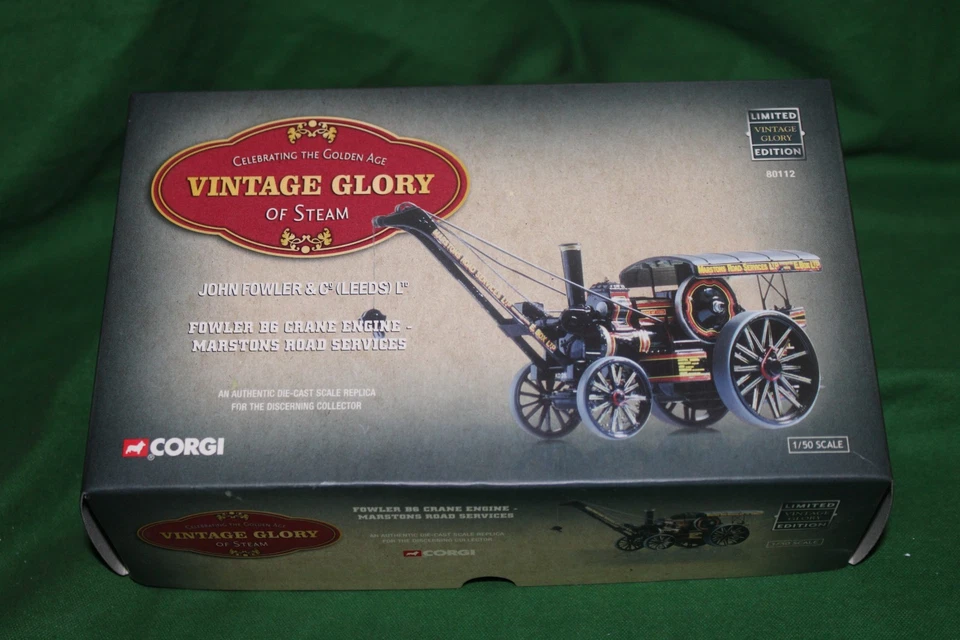 CORGI GLORY OF STEAM FOWLER B6 CRANE ENGINE MARSTONS LIVERY 1/50 80112 - Image 1 of 1