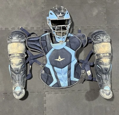 Молодежный набор снаряжения All Star из 4 предметов - для детей от 9 до 12 лет синий - Изображение 1 из 4