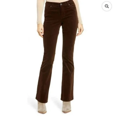 Kut From The Kloth Karen Baby Bootcut Corduroy pants, Brown size 4 - Image 1 of 4