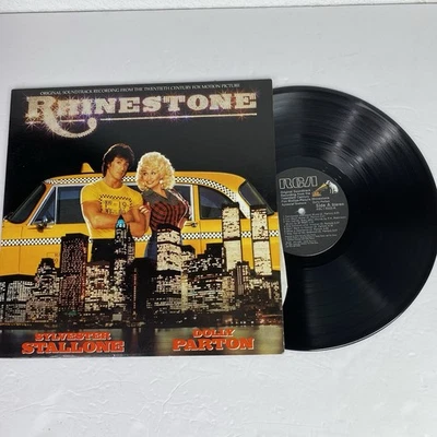 Rhinestone Movie Soundtrack Vinyl LP Sylvester Stallone & Dolly Parton - Rare - Image 1 of 4