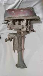 Vintage RARE 1950's Evinrude Outboard Boat Motor 3012-18520 Milwaukee Wisconsin - Foto 1 di 9
