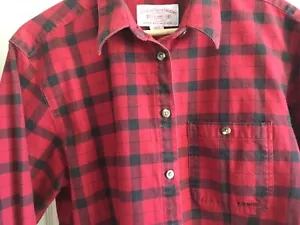 FILSON Pocket Logo rot/schwarz kariert Alaskan Guide Flanellhemd Damen XL - Bild 1 von 4