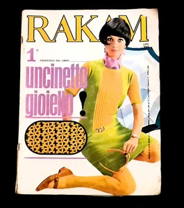 rivista RAKAM - 1 fascicolo del libro uncinetto gioiello aprile 1966 - Foto 1 di 5