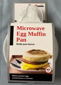 Culinary Elements Microwave Egg Muffin Pan BPA Free NEW - Picture 1 of 4