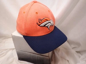 Denver Broncos New Era Fitted M/L 39Thirty Orange NFL Baseball Cap - Picture 1 of 6