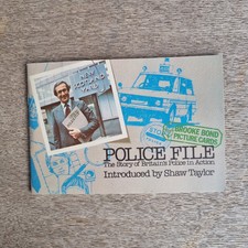 Brooke Bond Tea Picture Cards Police File Album from 1977 100% Complete Set