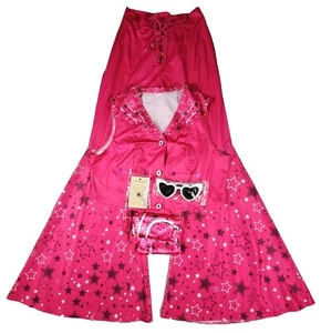 Cowgirl Costume 70s 80s Disco Vest With Pants and Scarf Womens Size Medium - Picture 1 of 11