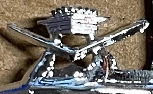 Revell ✔ VINTAGE ✔ 56 Cadillac El Dorado Scale 1:32 ( front V emblem ) no box - Picture 1 of 2