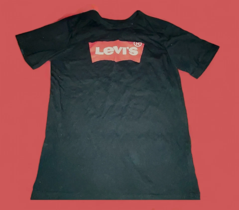Camisetas Levi's Junior's Gráficas, Ajuste Clásico Negras XL Foto 1 de 4