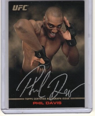 2012 Topps UFC Knockout Full-Contact Autograph #FC-PD Phil Davis 20/99 - Image 1 of 2