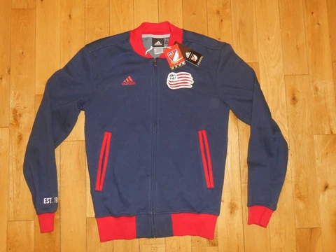 NWT Adidas NEW ENGLAND REVOLUTION MLS Soccer Track Sweatshirt Jacket Mens XL Cover