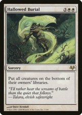 MTG 3x HALLOWED BURIAL Eventide NM Shipped with Tracking