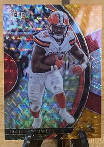 Rare ColorMatch💎2017 Select Tri-Color Prizm /199 Isaiah Crowell #75 - Browns - Picture 1 of 4