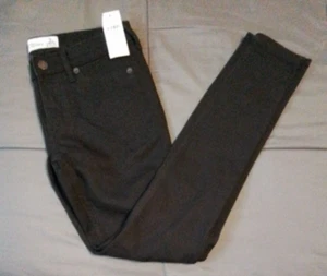 Abercrombie & Fitch Jeans Black Super Skinny Womens Size 2 S 26 x 29 NWT $59.95 - Picture 1 of 12