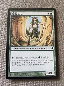 Magic the Gathering MTG Leaf Gilder (227) Lorwyn Japanese LP E103* - Picture 1 of 1