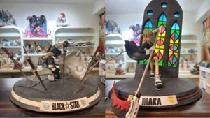 Soul Eater Tsume Maca Black Star 2er Set Statue Figur NearMint mit dedizierter Box - Bild 1 von 5
